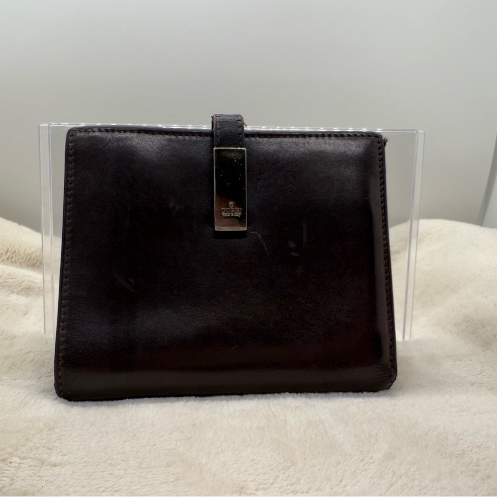 Gucci Black Leather Bifold Wallet